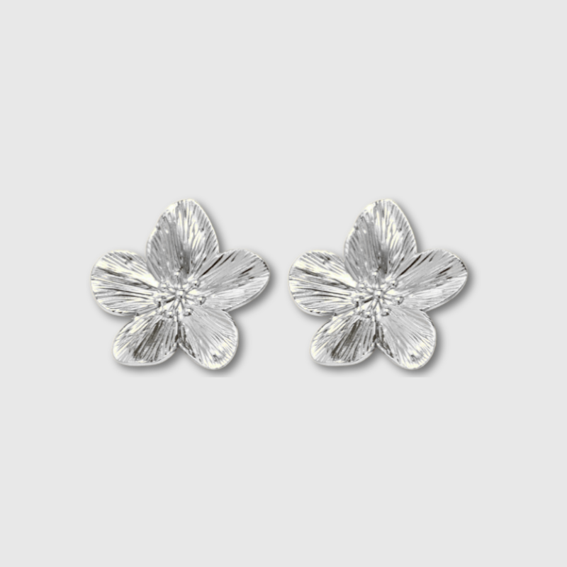 Fet blomma (silver)