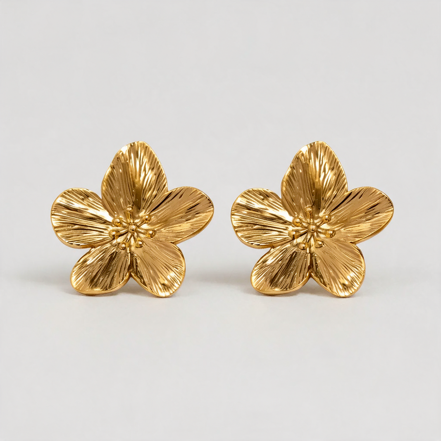 Fet blomma (guld)